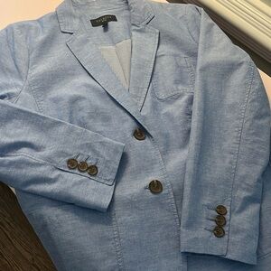 Talbots light blue blazer